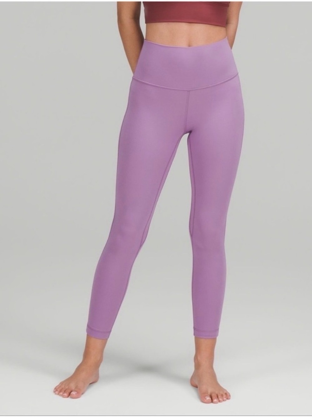 Lululemon align wisteria purple mid-rise leggings 8